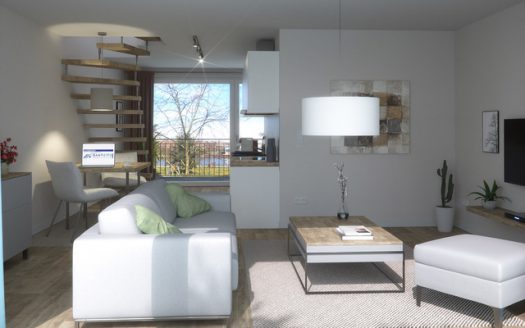 Westerdeich: Staffelgeschoss Maisonette-Whg. 5